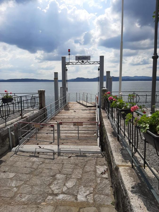 Bmp Apartment Gioiosa 2 Giardino Vista Lago Maggiore 贝尔吉拉泰 外观 照片